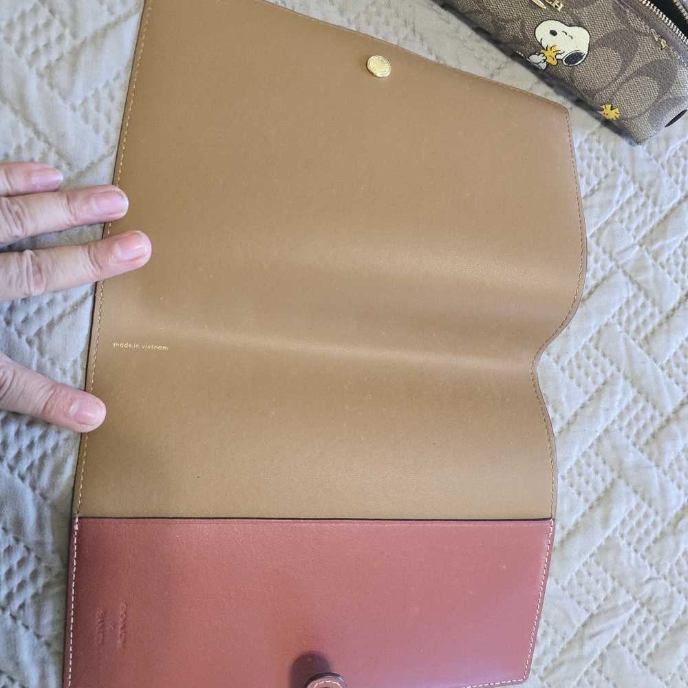 Coach  Snoopy and Woodstock Notebook Cover And Pencil Pouch Set - Picture 3 of 4